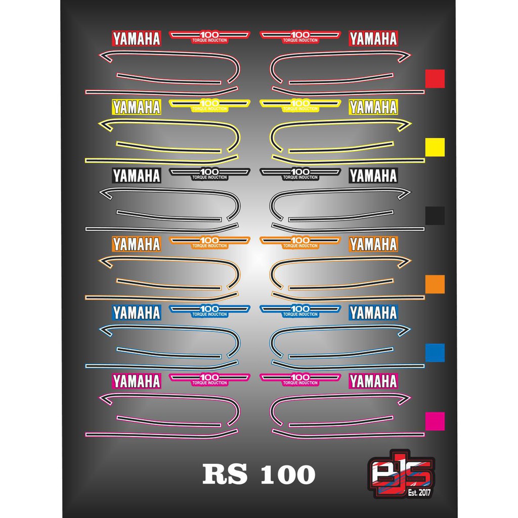 [COD] Stiker Sticker Striping rs 100