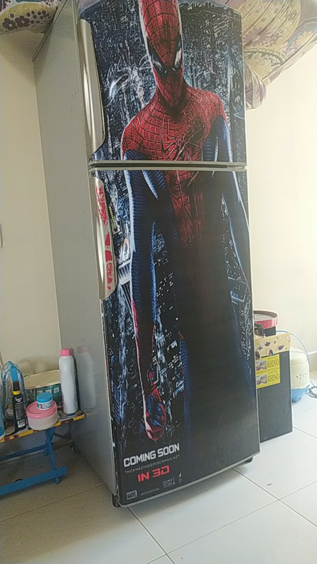 Setiker Kulkas Motif Karakter Super Hero