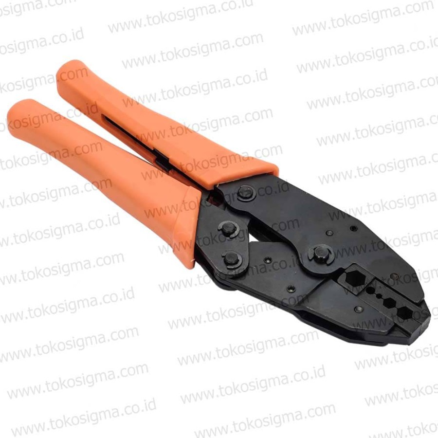 TANG CRIMPING TOOL COAXIAL BNC RG6, RG59, RG58, TNC F PIN ORANGE