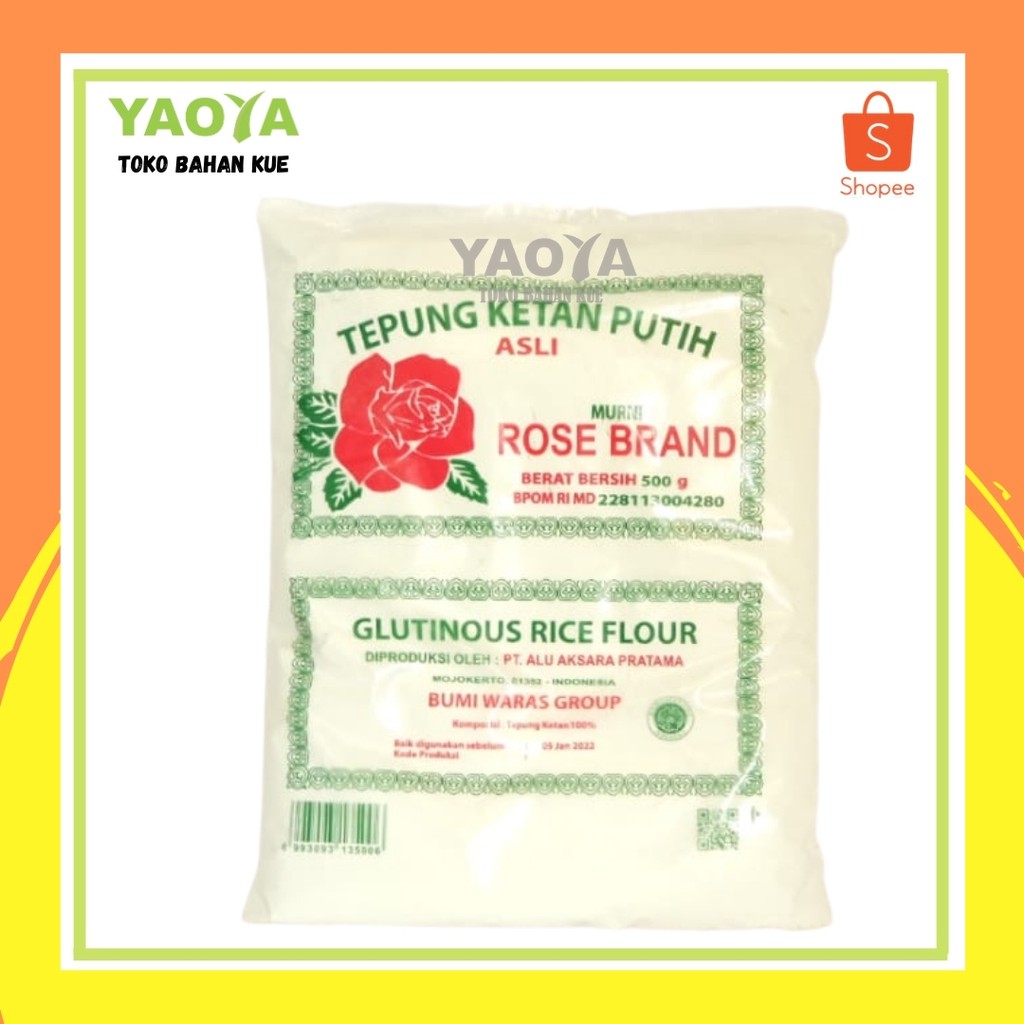 

ROSE BRAND TEPUNG KETAN 500G