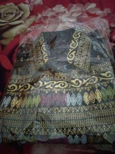 Couple Batik Span Pendek Meyriska Sarimbit Keluarga Pesta Batik Pekalongan Tanah Abang