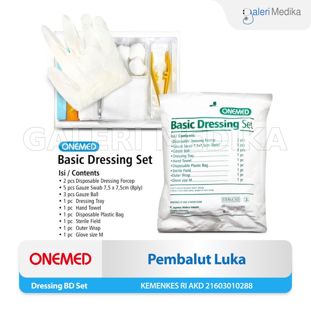 Onemed P3K  Basic Dressing Set Perawatan Luka