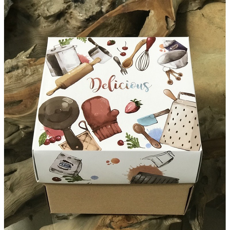 Box Kue / Kotak Kue 22x22x18 Corrugated