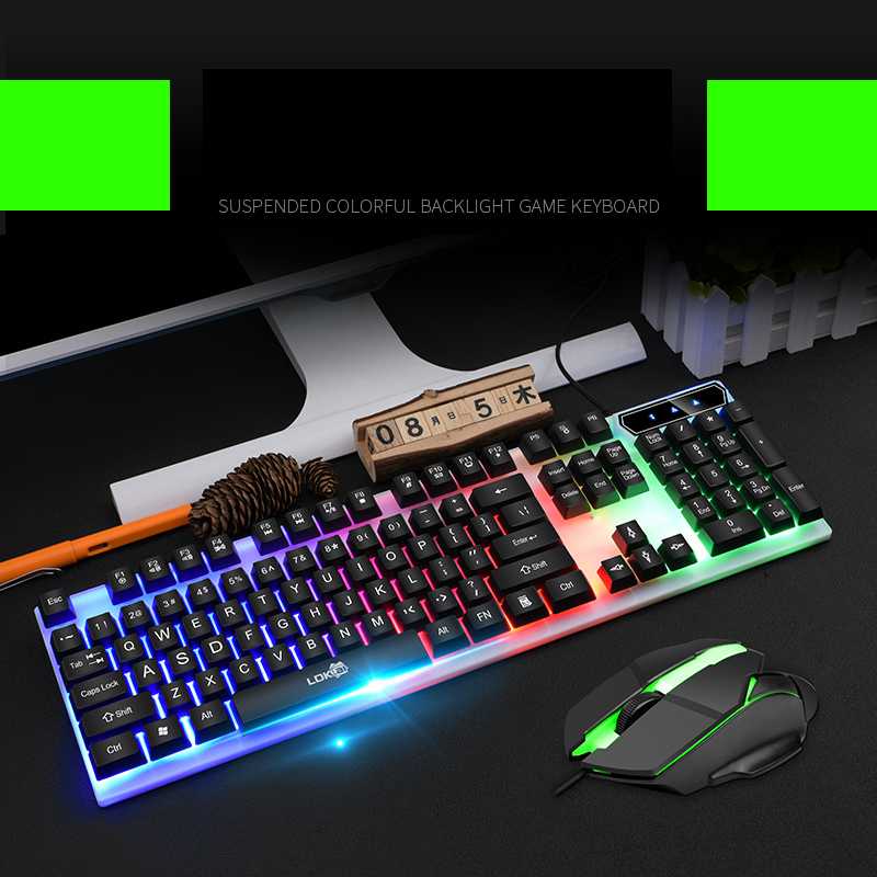 LDKAI 832 Gaming Keyboard LED with Mouse ( Al-Yusi )