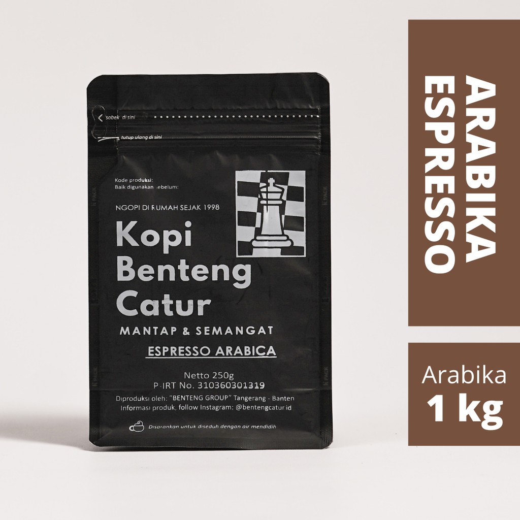

Benteng Catur Kopi Arabika Espresso 1 Kg