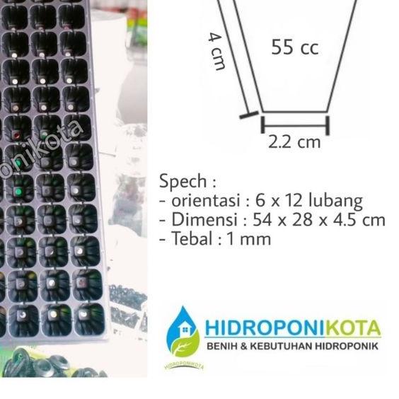 ➻ PAKET TRAY SEMAI (tray semai + alas tray) - tray semai hidroponik - tray semai pertanian ✾