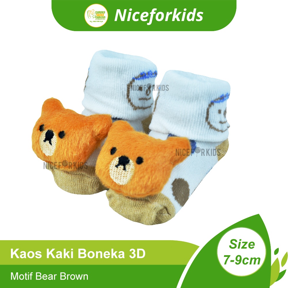 Kaos Kaki 3d Byi / Koas Kaki Boneka Bayi / Kaos Kaki Lucu