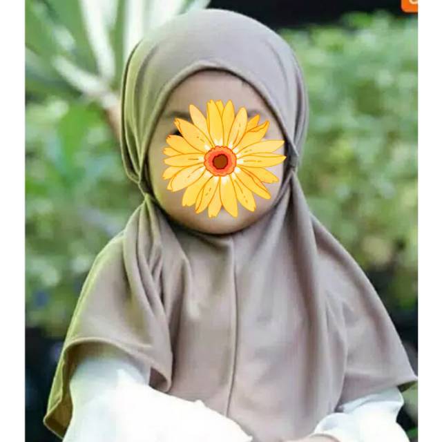 Hijab Anak Bergo Tali kerudung