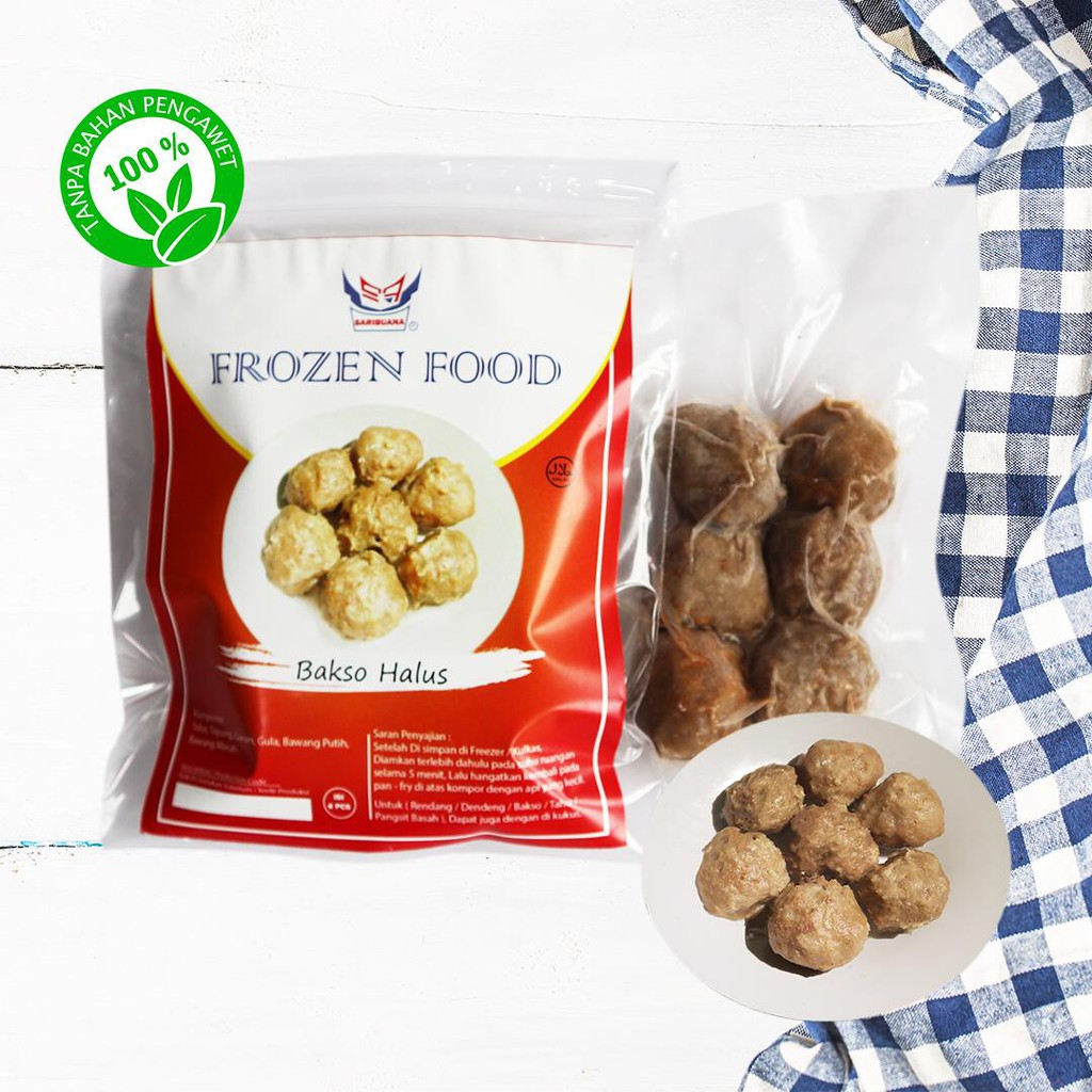 

Bakso Halus isi 6 Pcs "Saribuanafood" Frozen