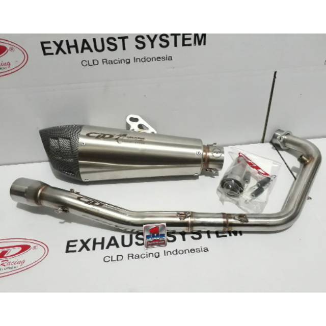 KNALPOT CLD RACING HONDA SONIC 150R SHARK SERIES