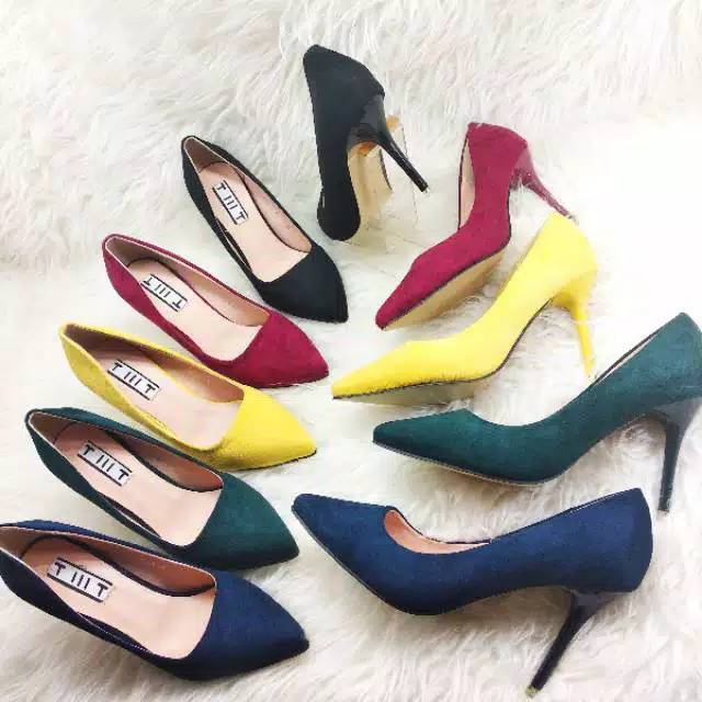 High heels TMT Import sepatu wanita kerja casual fashion high quality fashion shoes