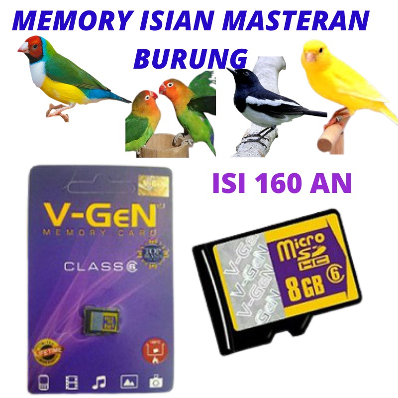 PAKET AUDIO MASTERAN BURUNG LENGKAP MURAH/ISI MASTERAN BURUNG/MEMORY ISIAN MASTERAN BURUNG