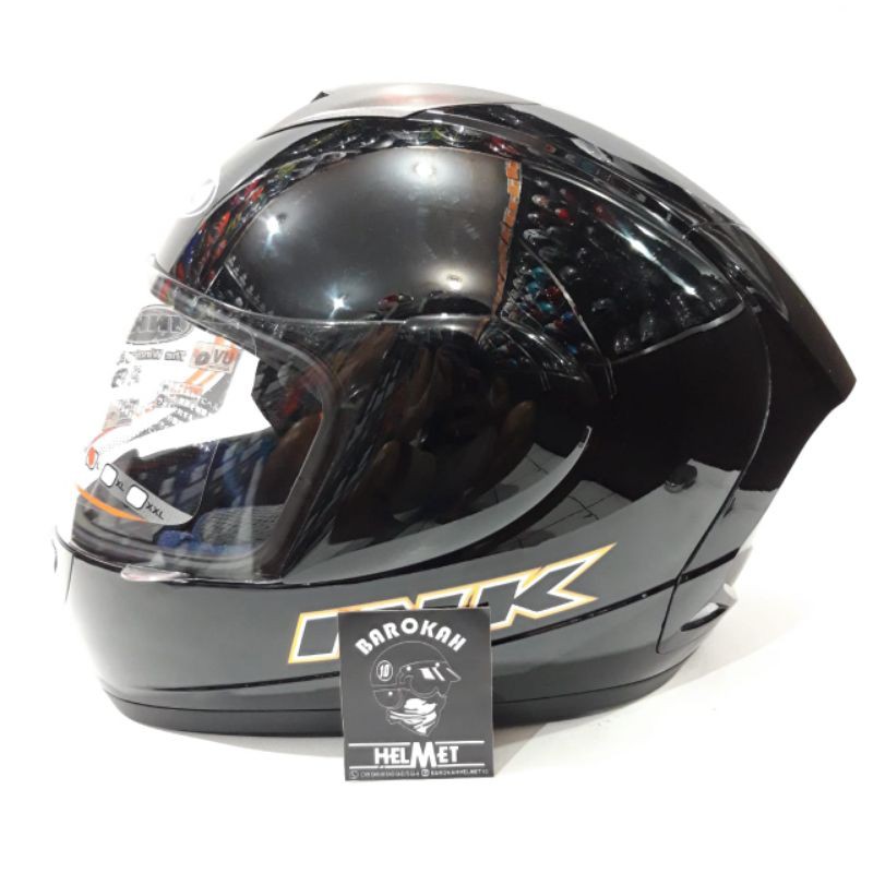 Helm ink cl max polos hitam glossy