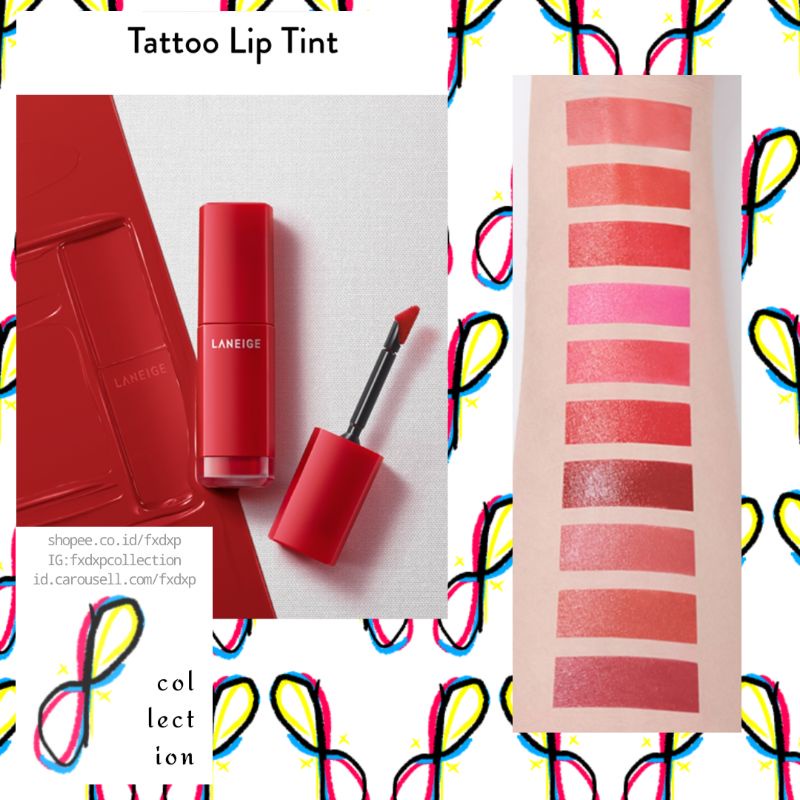 Jual LANEIGE Tattoo Lip Tint 6g ( 10 Shade / Color ) Shopee Indonesia