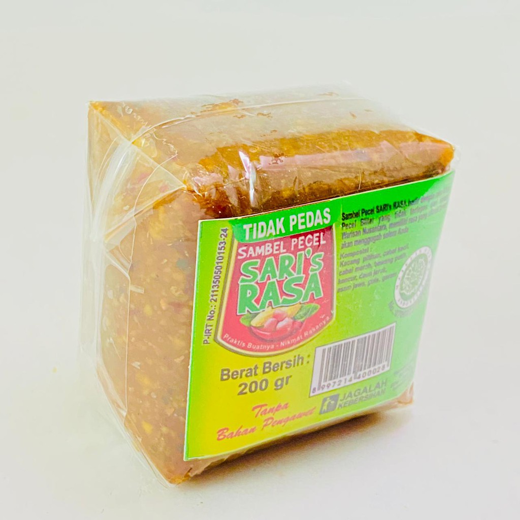 

FulanMart Sambal Pecel Blitar Sari's Rasa Sambel Kacang Siap Makan 200 Gram