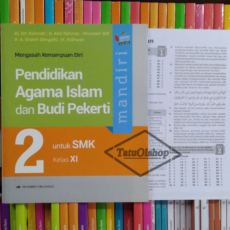 Buku Soal Mandiri Pendidikan Agama Islam Dan Budi Pekerti SMK Kelas 11 XI 2 KIKD Original