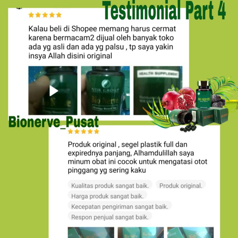 BIO NERVEE ORIGINAL BIONERVE MALAYSIA PIL AJAIB OBAT HERBAL SAKIT LUTUT SENDI TULANG BELAKANG KEBAS-7