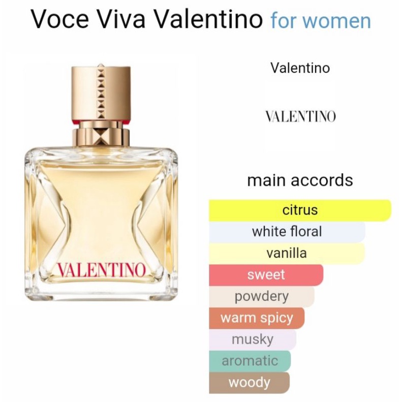 BIBIT PARFUM VOCE VIVA VALENTINOO BY FROMA - ASLI 100%