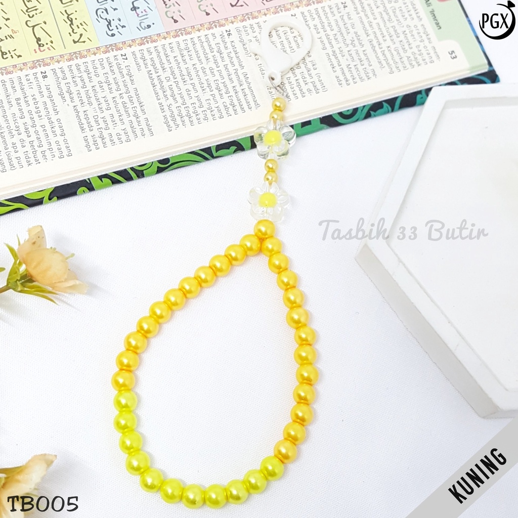 PGX Tasbih Gantungan Kunci 2in1 Isi 33 Butir Fashion Muslim TB005