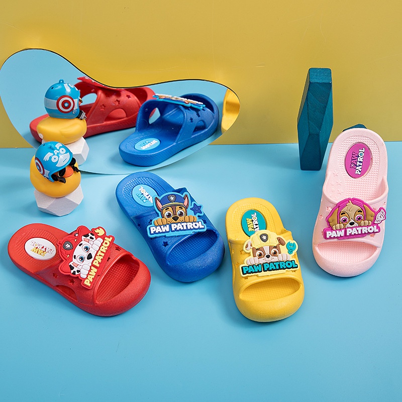 SANDAL ANAK PEREMPUAN SANDAL SLOP DISNEY PAW PATROL SANDAL TIDUR ANTI-SLIP PW3128