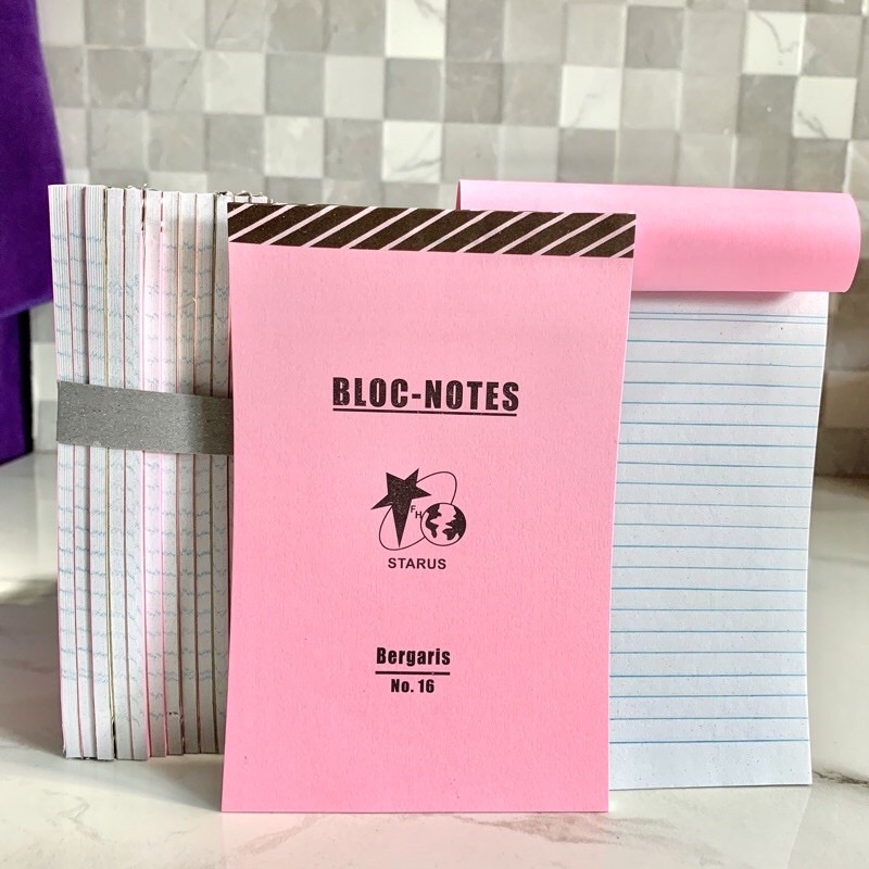

Buku notes no.16 garis Starus harga perlusin 12pcs ⬇️