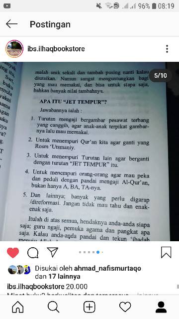 Petunjuk mengaji dan mengajar alquran