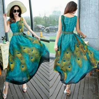  BAJU  PANTAI  MURAH Dres sexy women summer boho  long beach 
