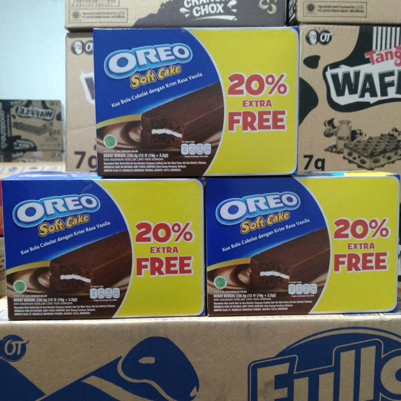 Kraft Oreo soft cake 16 gram isi 12 pcs