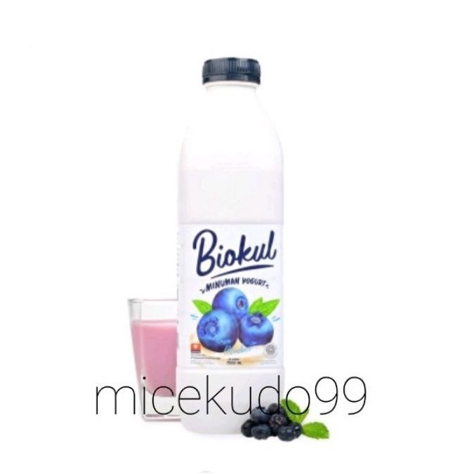 

BIOKUL YOGURT DRINK 1 LITER BLUEBERRY / MINUMAN YOGHURT BLUEBERI