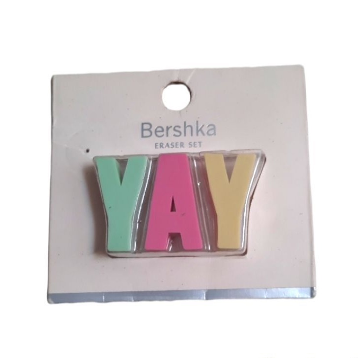 

NEW BARU BERSHKA ORIGINAL ERASER / PENGHAPUS SET ALPHABET ANAK LIMITED EDITON BY BERSHKA / ALAT TULIS / ORIGINAL / BRANDED / TERMURAH / VINTAGE / SEXY / JASTIP / MURAH / TERLARIS / JASA TITIP / PRELOVED / THRIFT PRODUCT / SECONDHAND / MAHAL / BERKUALITAS