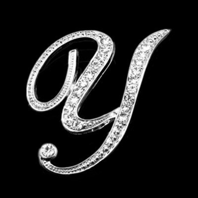 MURMURE.ID | SILVER BROS HURUF ALFABET TUSPIN HIJAB BROS NAMA JILBAB WARNA SILVER PART 1 JW026-SILVER Y