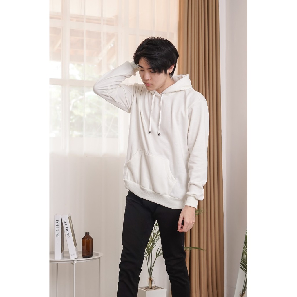 ALIPIO FASHION - HOODIE POLOS TTL PUTIH