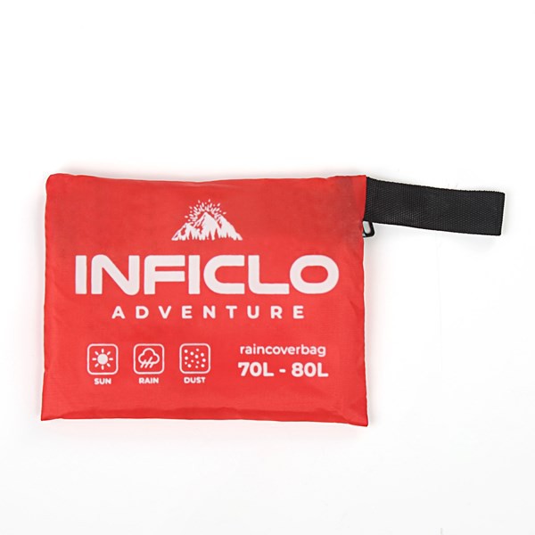 Inficlo Rain Cover Bag 65L - 80L Raincoat Ransel Tas Gunung Standar IFS | Jas Hujan Tas