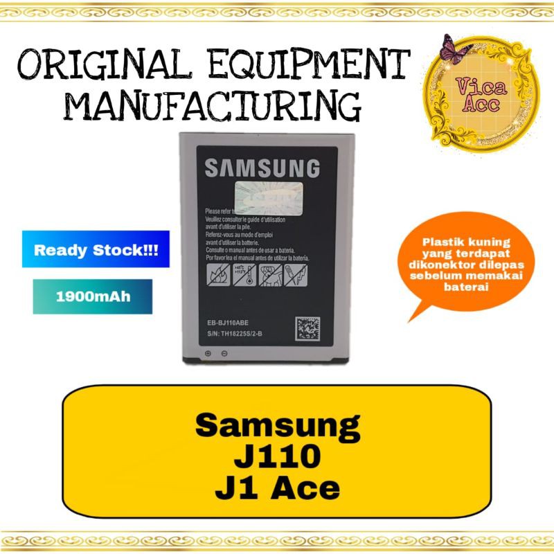 Baterai battery batre Samsung J110 J1 ace EB-BJ110ABE