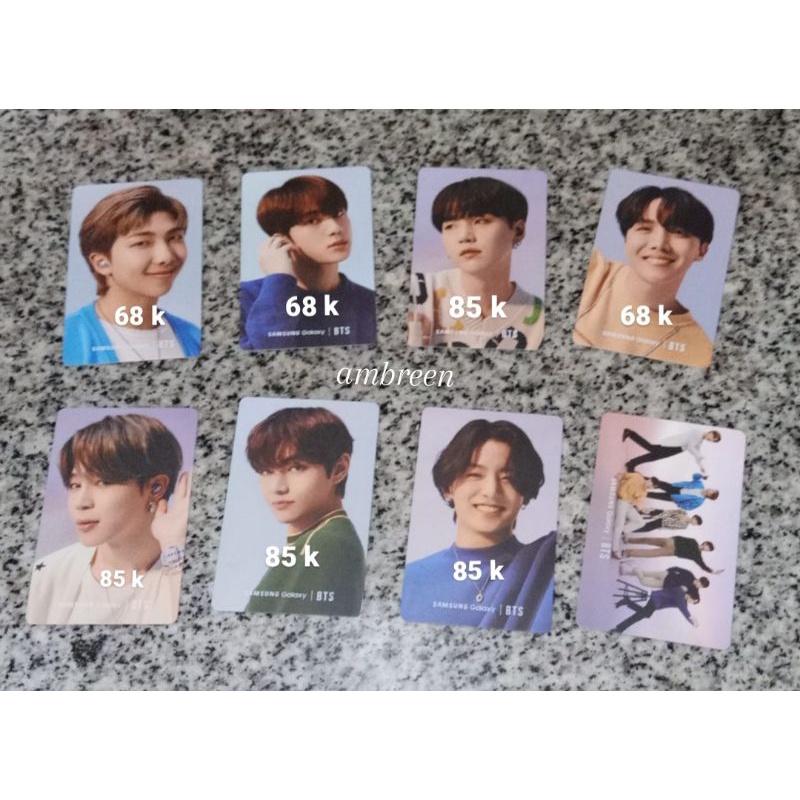 Photo Card BTS x Samsung OFFICIAL