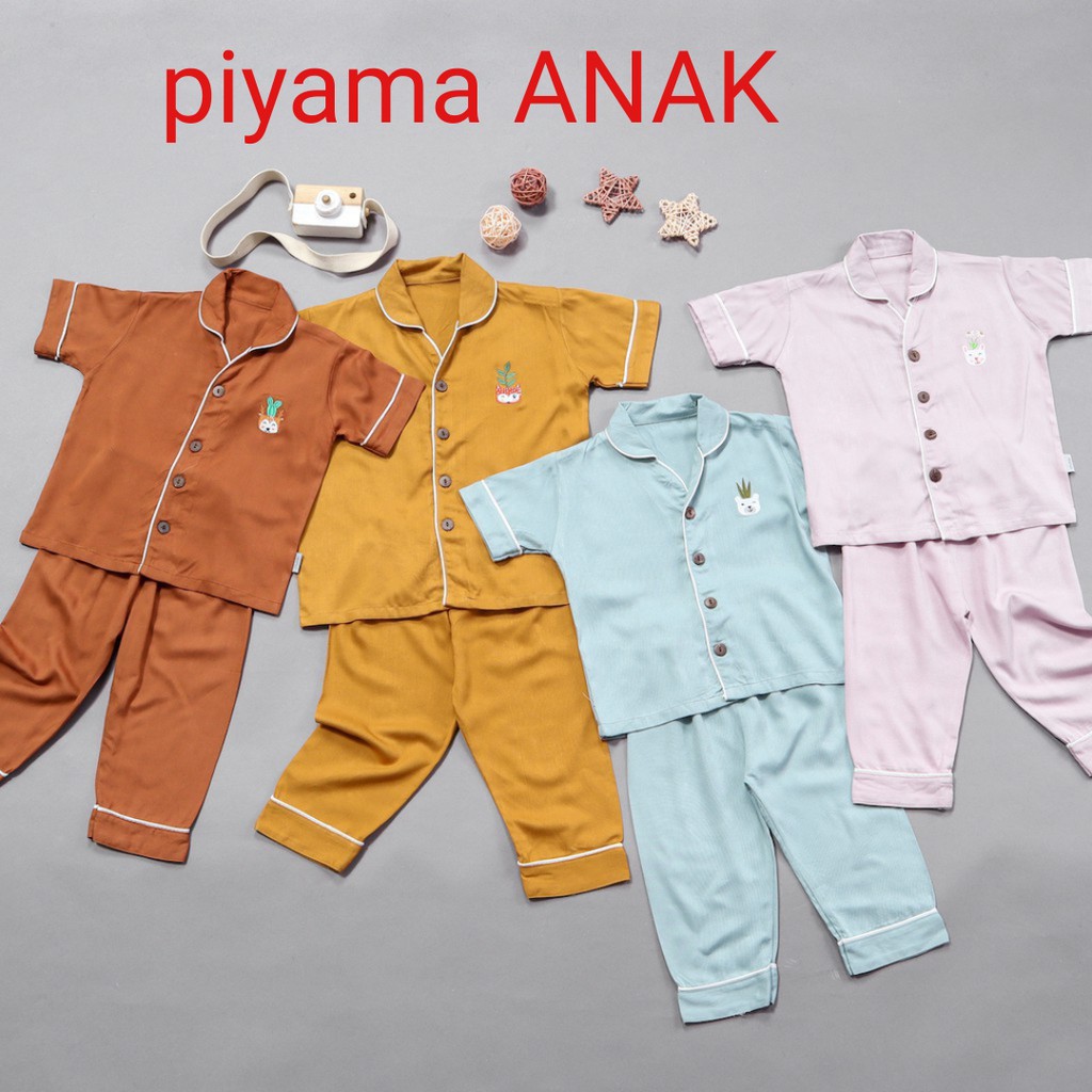 PROMO 7.7 PROMO BAJU LEBARAN MURAH Mooi Piyama mom and me Set Bamboo Viscose Setelan Baju Tidur Mama dan Anak MOMS KIDS DRESS MAM