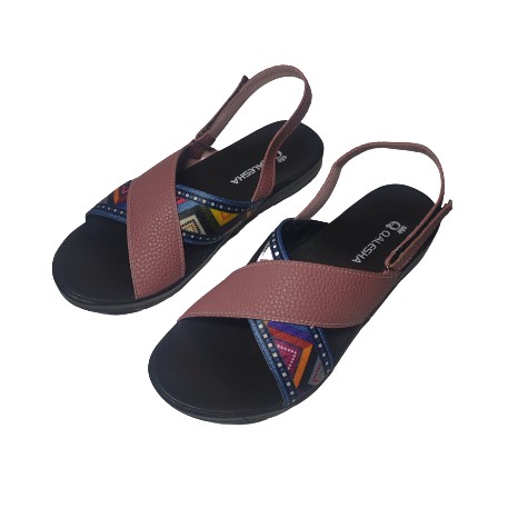 Insyira - Sandal Wanita Melina / Sandal Papirut Wanita Non Slip Alas Hitam / Sandal Wanita Talincang Lisban