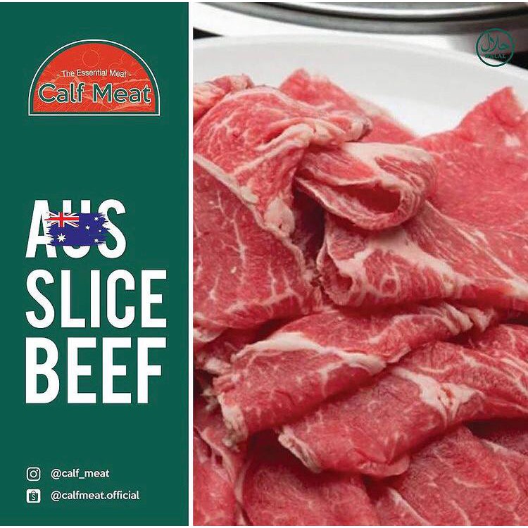 

AUS SLICE BEEF 500GR / Slice Daging Sirloin