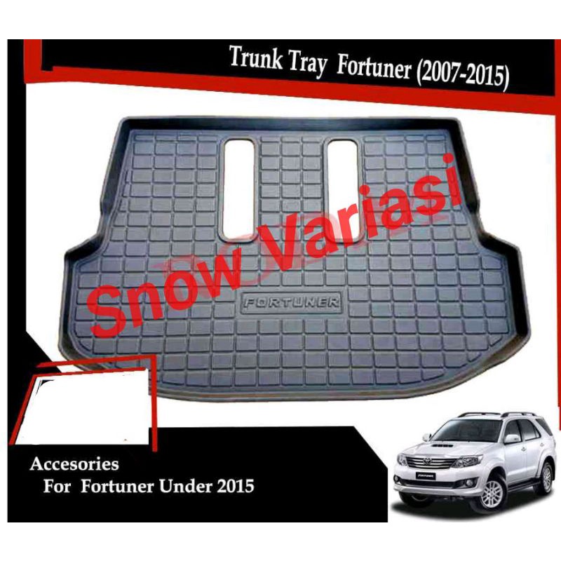 Trunk Tray Fortuner- Karpet Bagasi Grand - New Fortuner  2007-2015