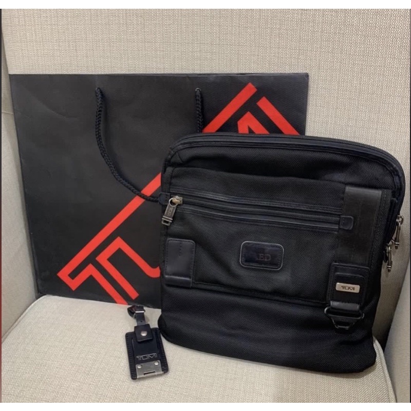 FAST SALE - Tumi Alpha Bravo Annapolis Zip Flap Crossbody Tote Messenger Bag + LunchBag