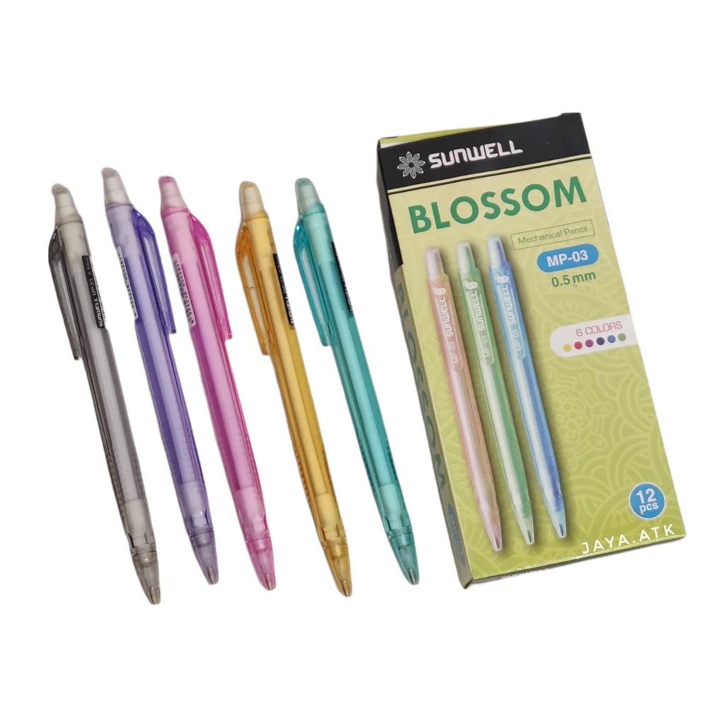 

PENSIL MEKANIK CETEK CETREK 0.5 MM WARNA MP-03 MECHANIC PENCIL