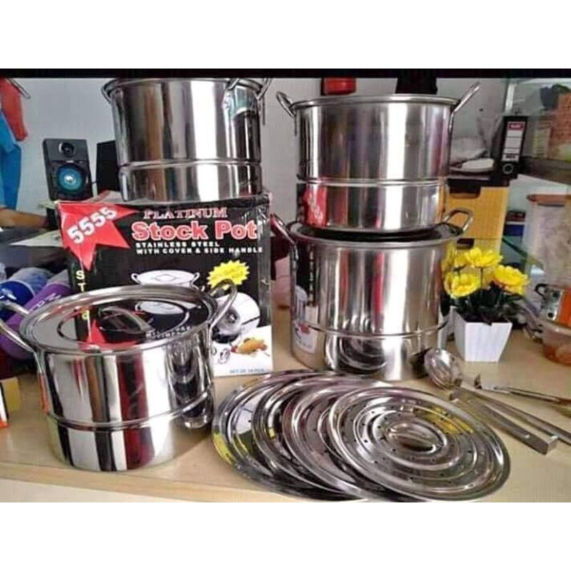 Panci Stenlis 5555/Stock pot 5555 Set