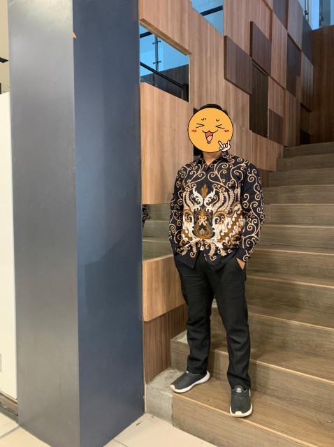 Vkemeja Batik Pria Lengan Panjang Size M L Xl Xxl Bswart Dari Omah Gallry