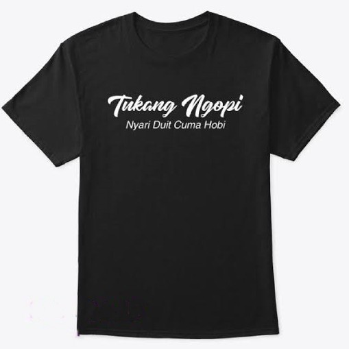  Kaos  Pria Tukang  Ngopi  Shirt Cotton Combat Shopee Indonesia