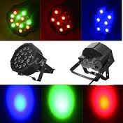 LAMPU PAR 18(STROBO,CHANGE COLOUR) RGB AUTO SOUND