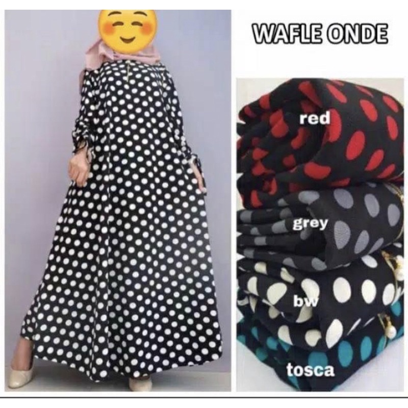 Gamis jumbo polkadot / gamis jumbo /gamis / pakaian wanita / tunik / baju / atasan / jumbo