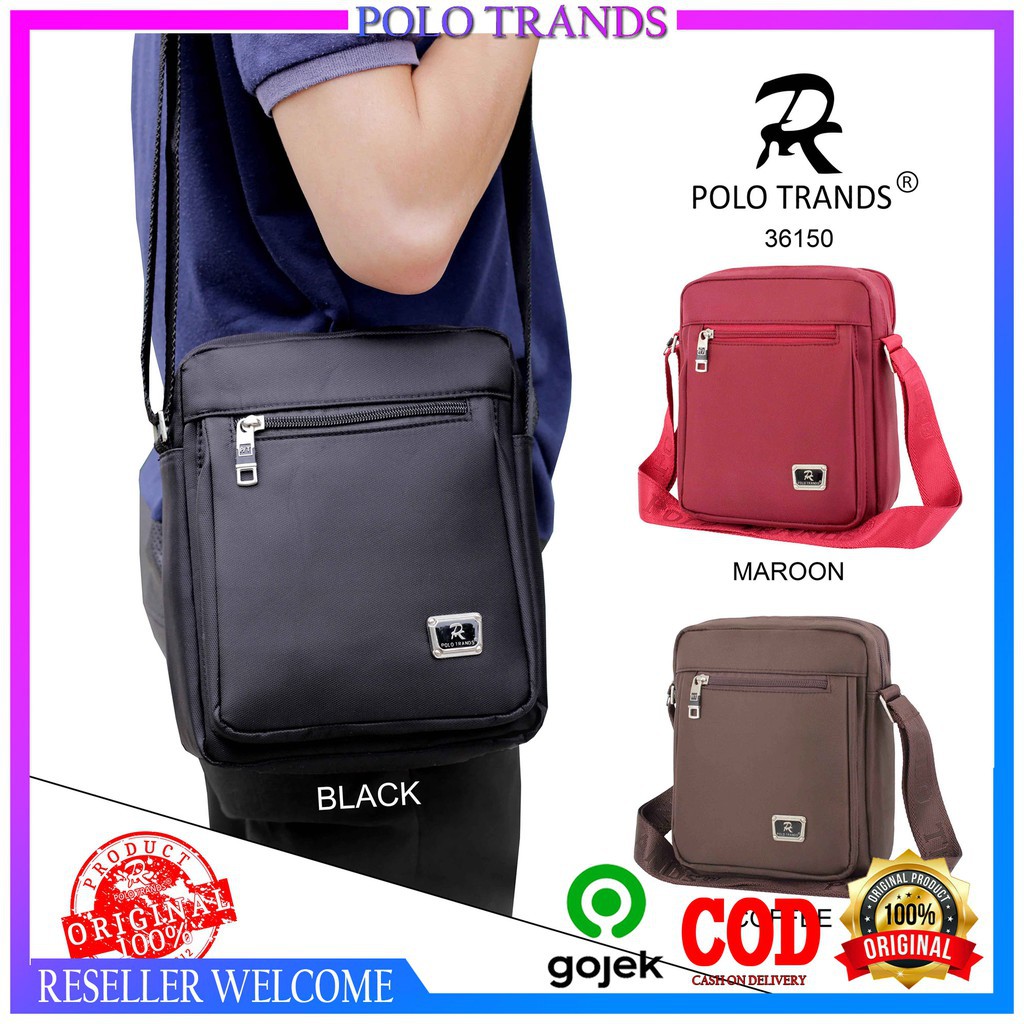 Tas Selempang Pria 36150 Simple Kasual Original Branded Tas Sandang Pria Tas Bah Good Produk