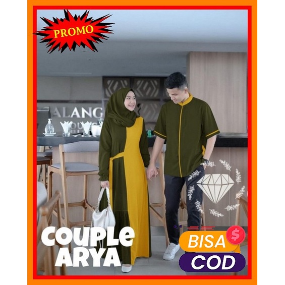 Sarimbit Keluarga By Ethica Terbaru 2021 | Elfa 221 Sage Brush Gr XN646 30 Cp Arya  Couple Gamis