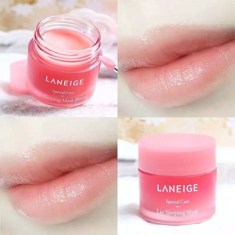 Pelembab Bibir Kering LANEIGE Lip Sleeping Mask Berry ORIGINAL KOREA 3gr Mini Size Murah Pemerah