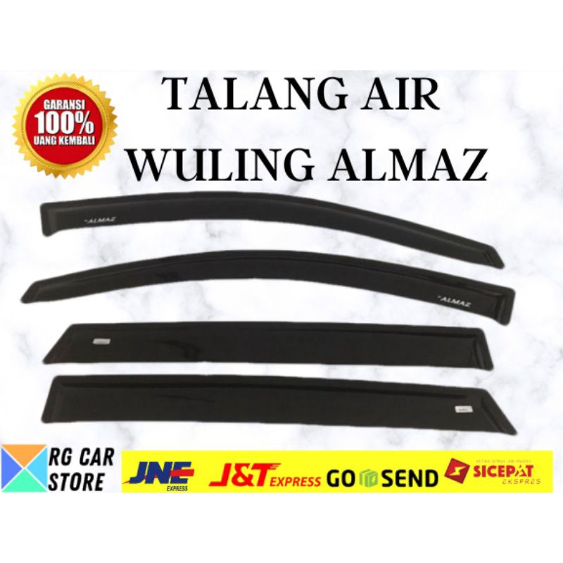 TALANG AIR/SIDE VISOR WULING ALMAZ MODEL SLIM DIJAMIN PNP BERKUALITAS